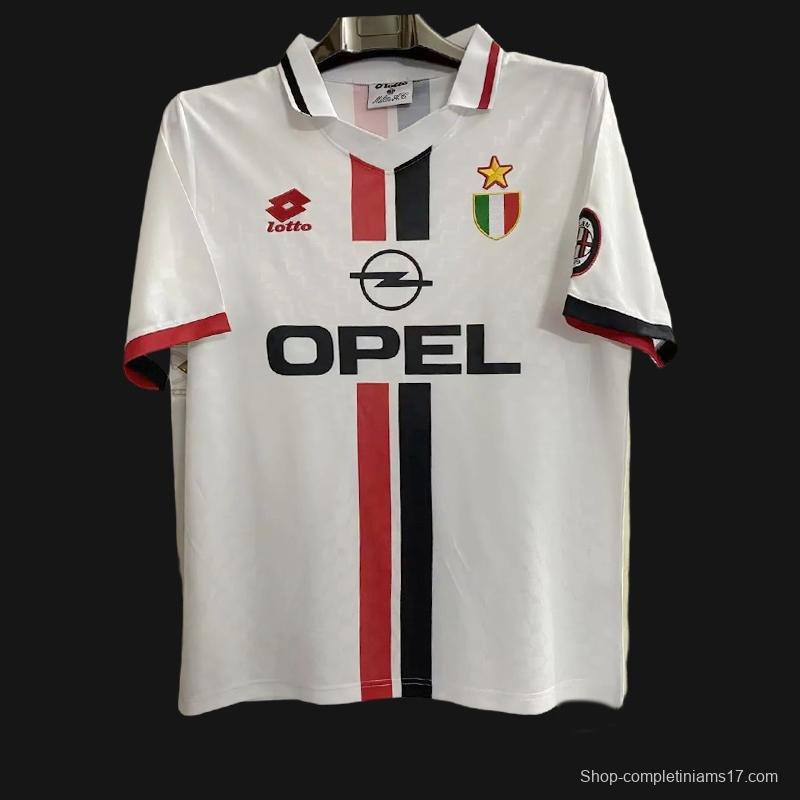 Retro 95/97 AC Milan Away White Jersey