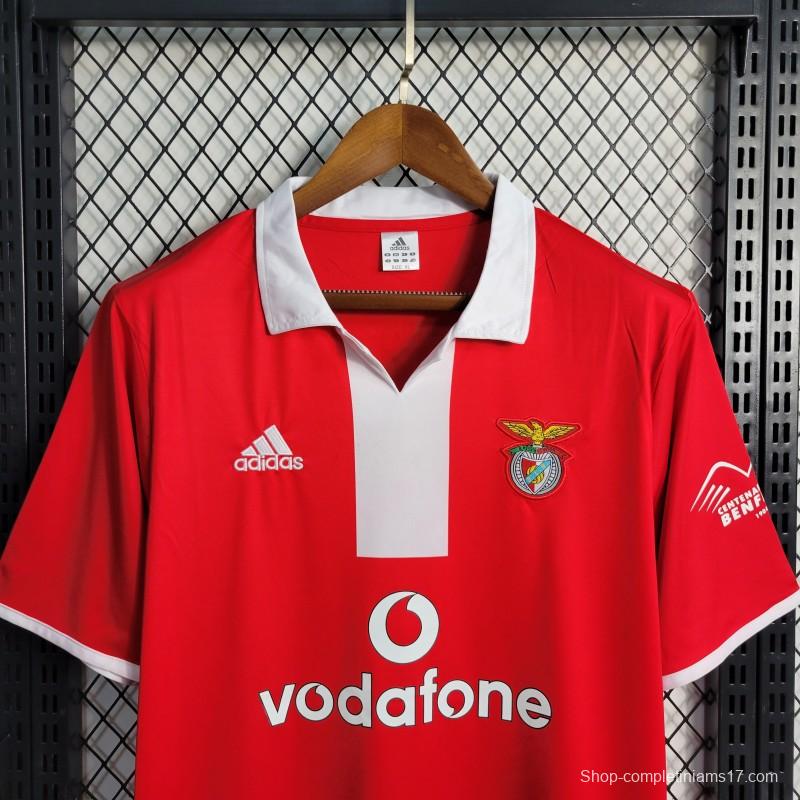 Retro 04-05 Benfica Home Jersey