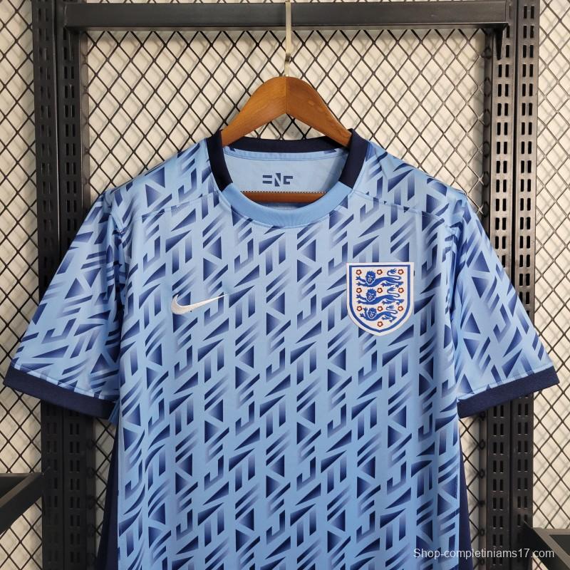 2023 England Away Blue Jersey