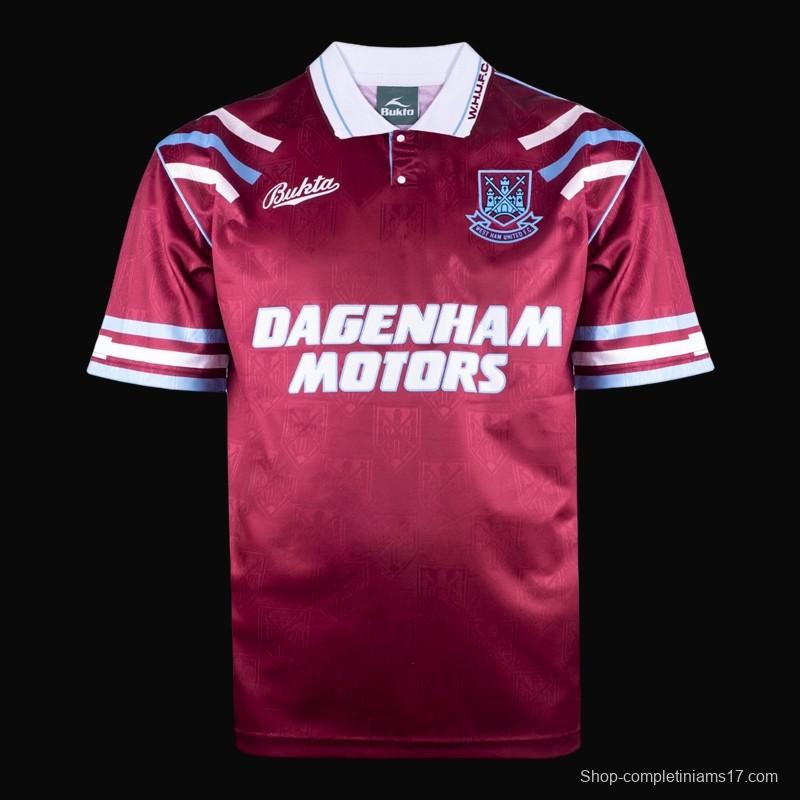 Retro 93/94 West Ham Home Jersey