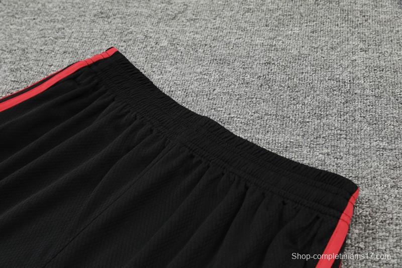 23-24 Bayern Munich Black Red Vest Jersey+Shorts