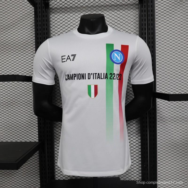 Player Version 23/24 Napoli White T-Shirts