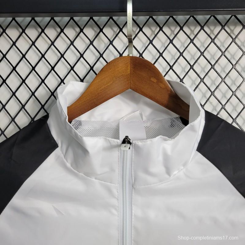 223-24 Real Madrid White Windbreaker