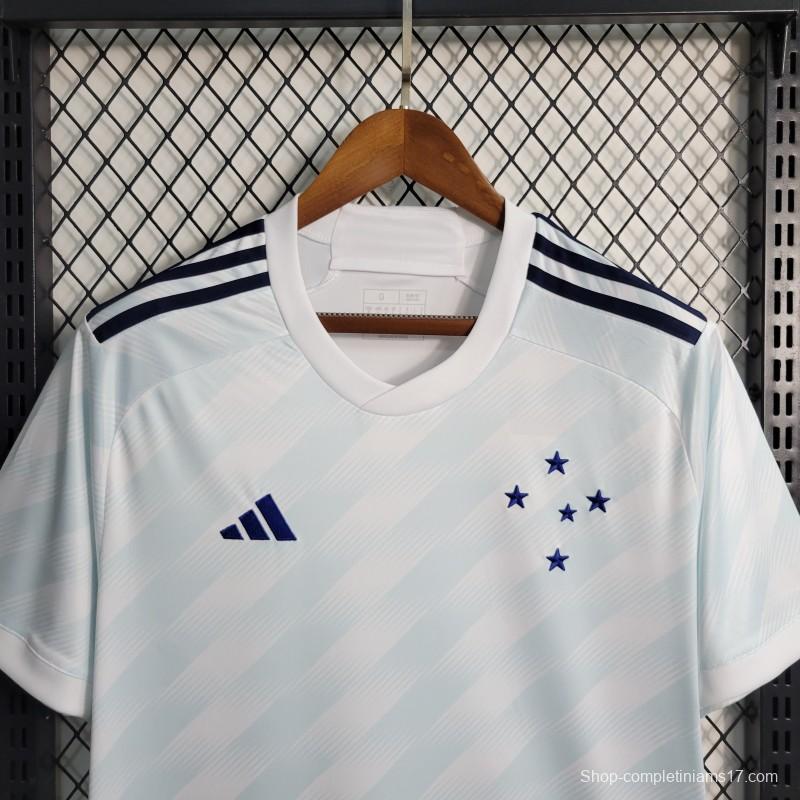 23-24 Cruzeiro Away White Jersey