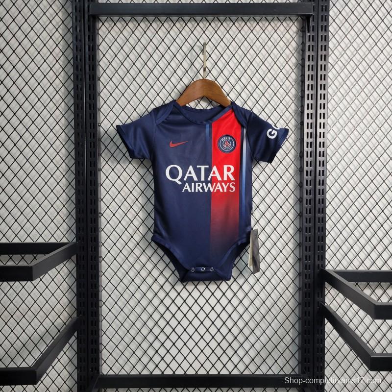 23-24 Baby PSG Home Jersey