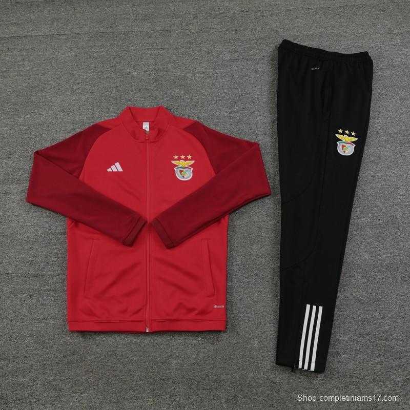 23/24 Benfica Red Full Zipper Jacket+Pants