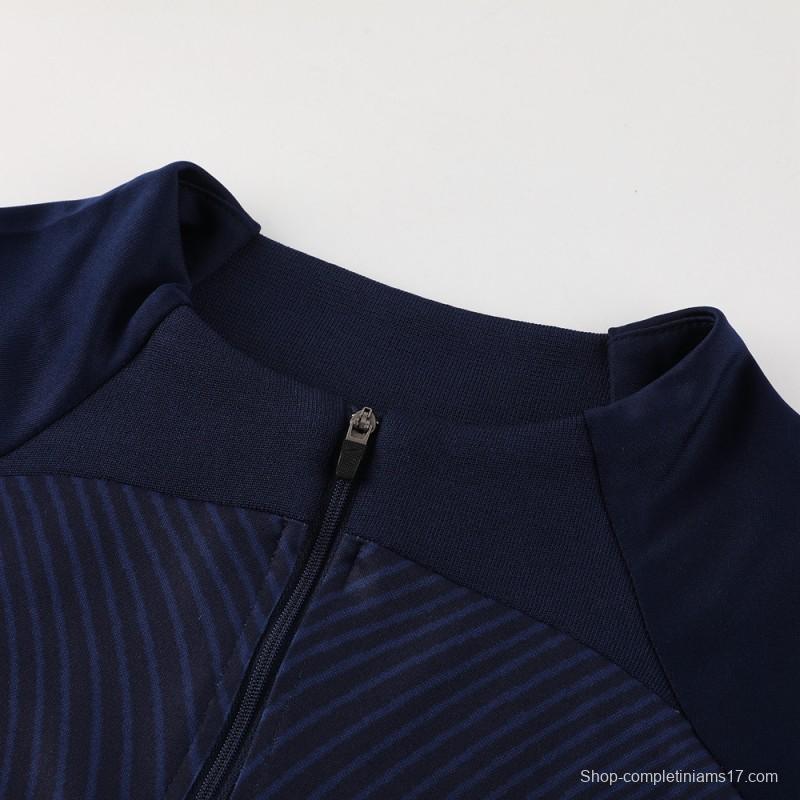 2024 Nike Navy Half Zipper Jacket+Pants
