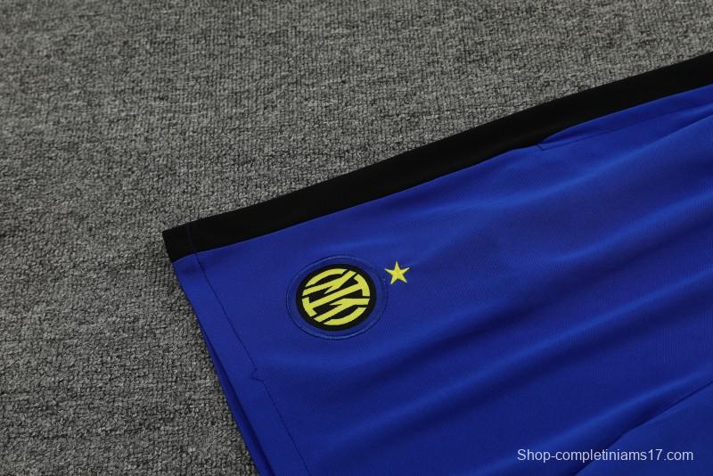 23/24 Inter Milan Blue Training Short Sleeve Jersey+Pants