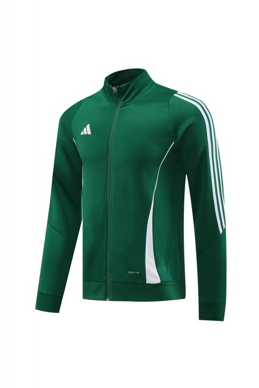 2024 Adidas Green/White Full Zipper Jacket+Pants