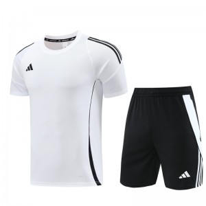 2024 Adidas White Short Sleeve Jersey+Shorts