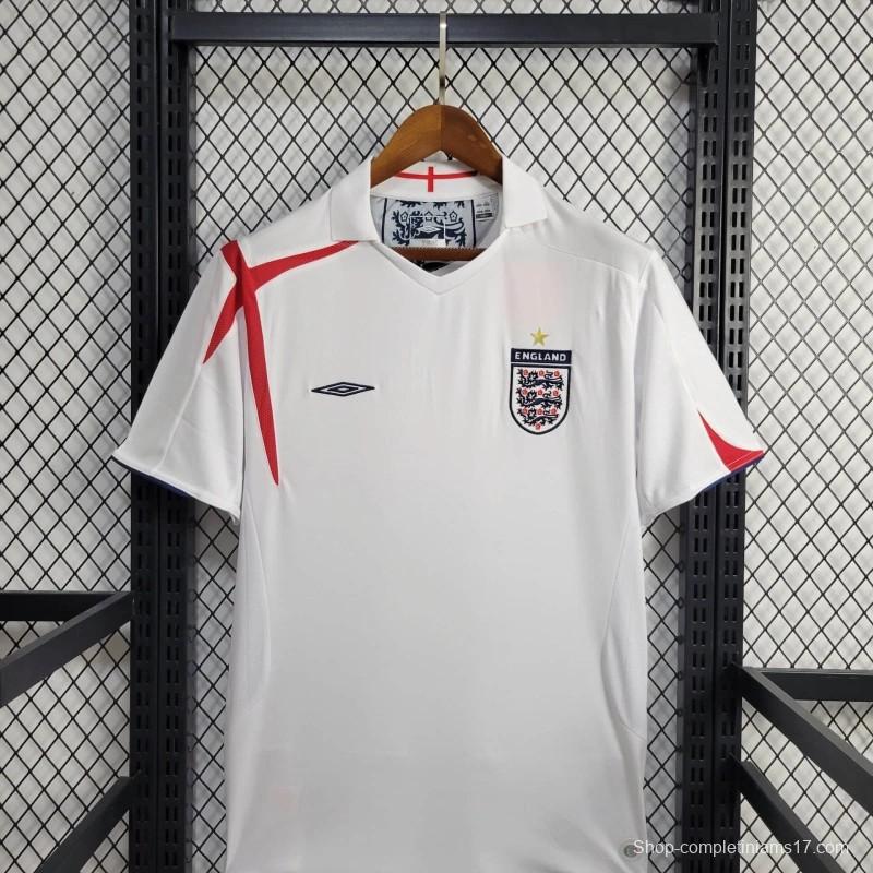 Retro 2006 England Home Jersey