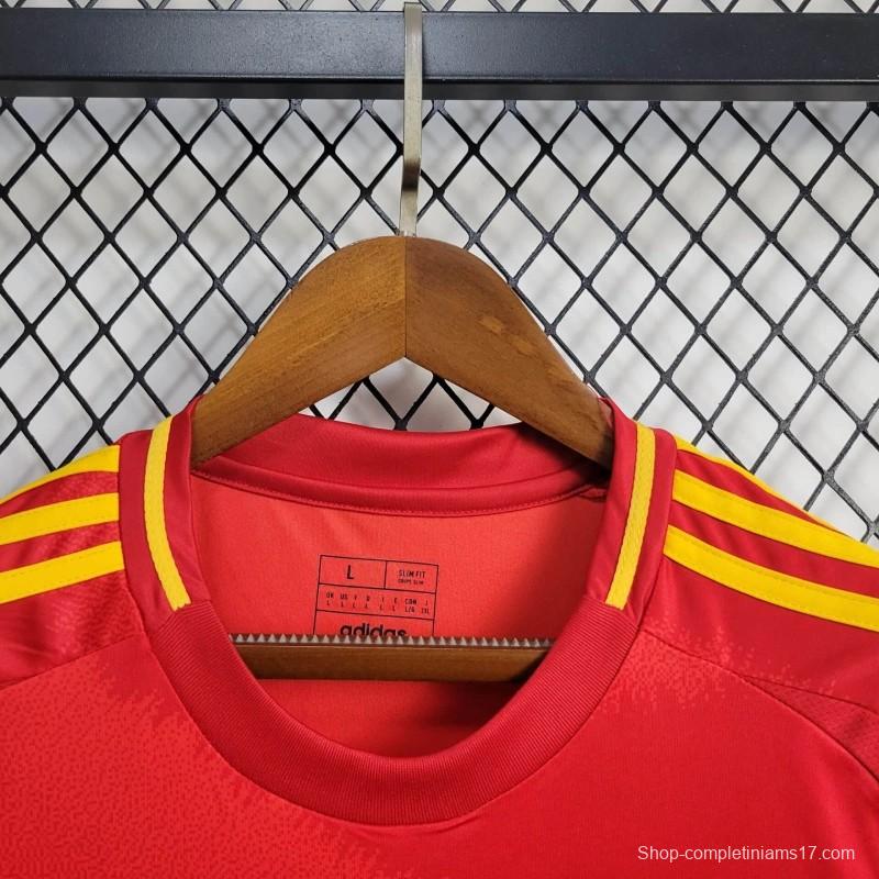 2024 Spain Home Jersey