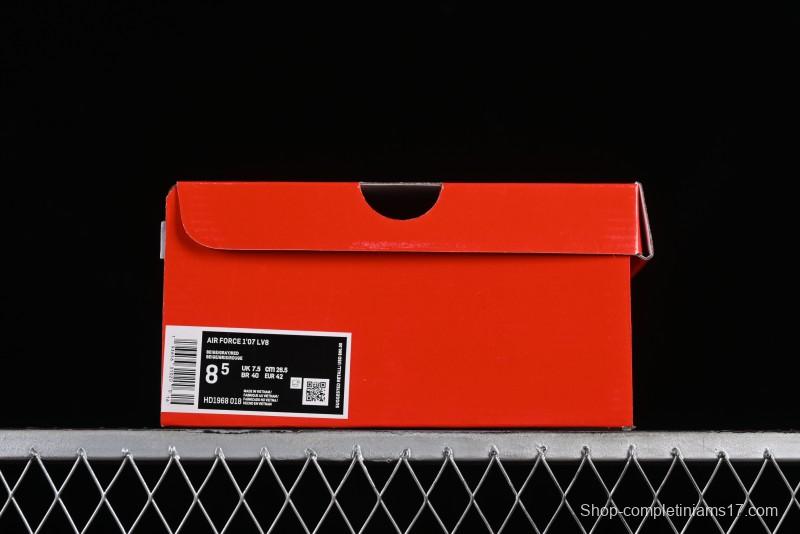 Supreme x Nike Air Force 1'07 Low Beige Casual Sneakers