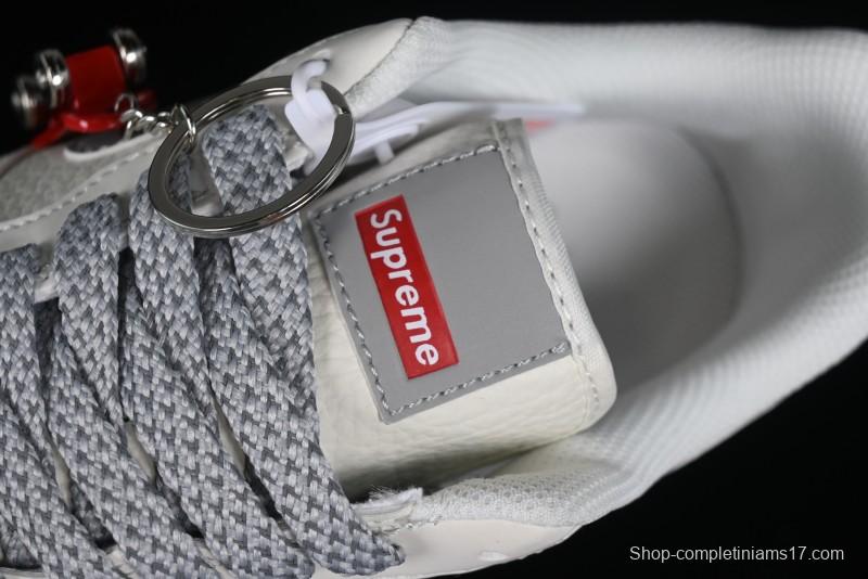 Supreme x Nike Air Force 1 '07 Low Beige Grey Casual Skate Shoes - HD1968-018