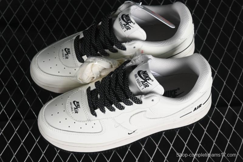 Nike Air Force 1 '07 Low Casual Sneakers with 3M Reflective Swoosh and Full-Length Air Cushion - CJ1379-602