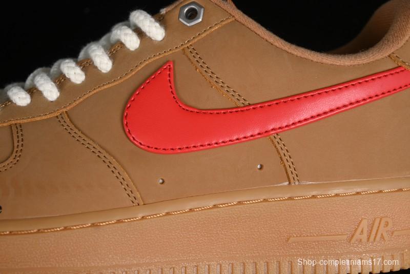 Nike Air Force 1 '07 Low Wheat Color Low-Top Sneakers - FZ7372-300