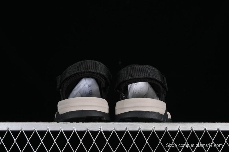 ECCO Offroad Series 2024 Summer Men's Casual Sandals with Soft Leather Upper and Mesh Panels - 63131501001