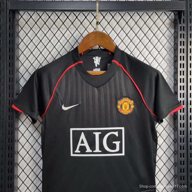 Retro KIDS 07/08 Manchester United Away 16-28 Jersey