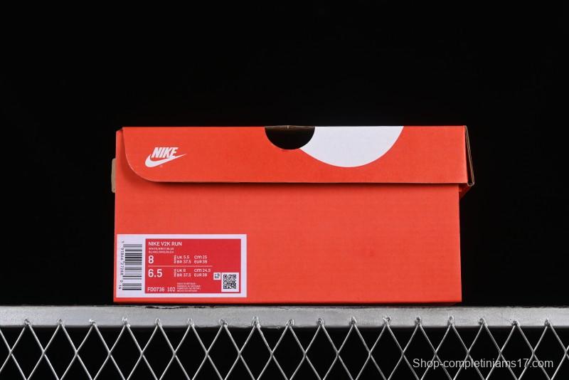 Nike Runtekk V2K Retro Low-Top Running Shoes with Cushlon Midsole - FD0736-102