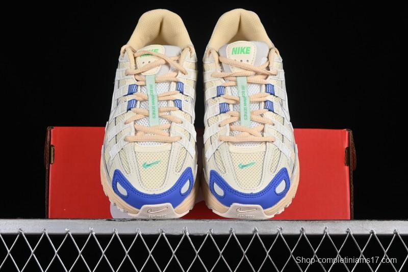 Nike P-6000 Retro Casual Sneakers with Layered Design and Ultra-Lightweight Body - FJ5443-113