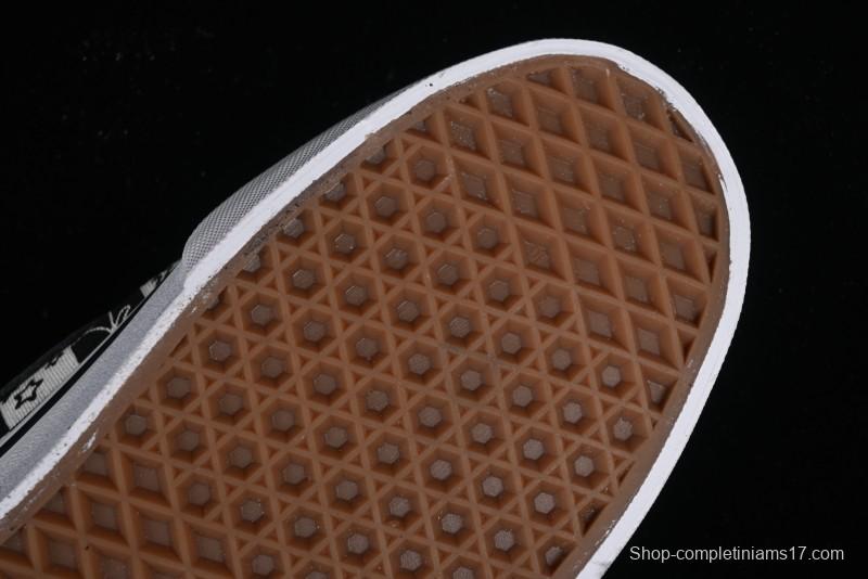 Vans Classics Knu Skool Checkerboard Graffiti Chunky Tongue Skate Shoes - VN0009QC6BT