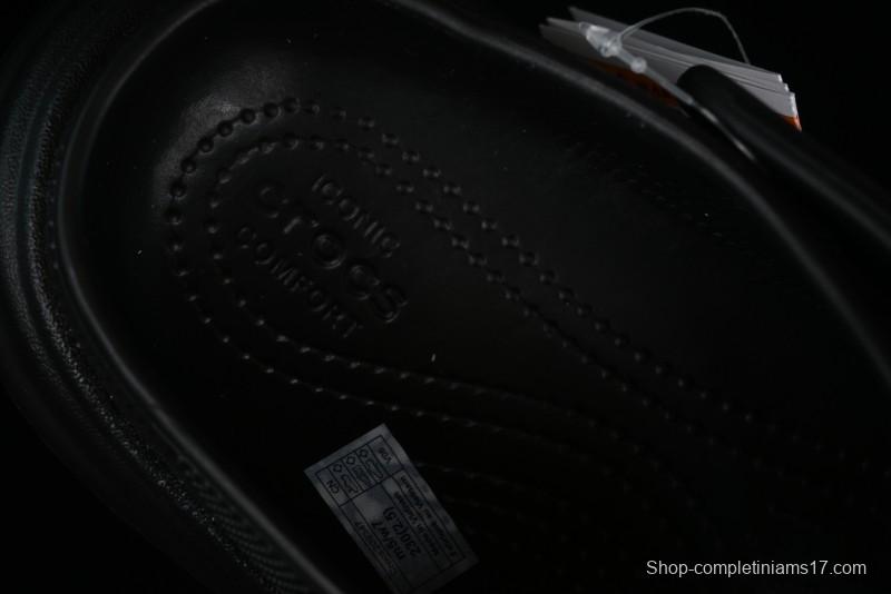 Crocs Classic Clog Retro Beach Sandals with Adjustable Heel Strap and Thick Sole - B.D4