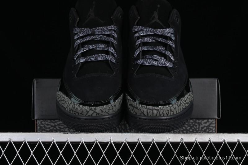 Nike Air Jordan 3 Retro Sneakers in Black with Elephant Print - CK9246-168