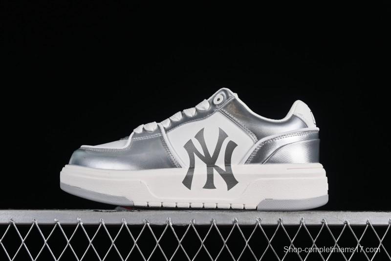 MLB Chunky Liner Metal Senior Series Lightweight Platform Casual Sneakers with 6cm Height Increase - 3ASXCLH3N50GRS