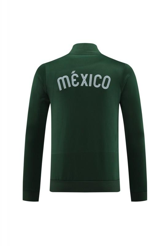 2024 Mexico Green Full Zipper Jacket +Long Pants