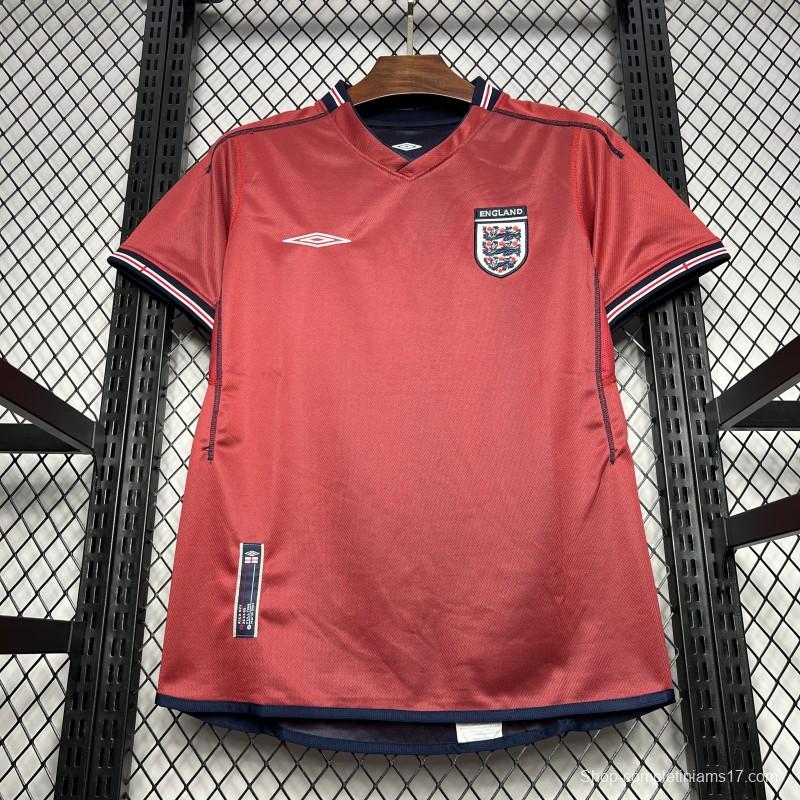 Retro 2002 England Away Jersey