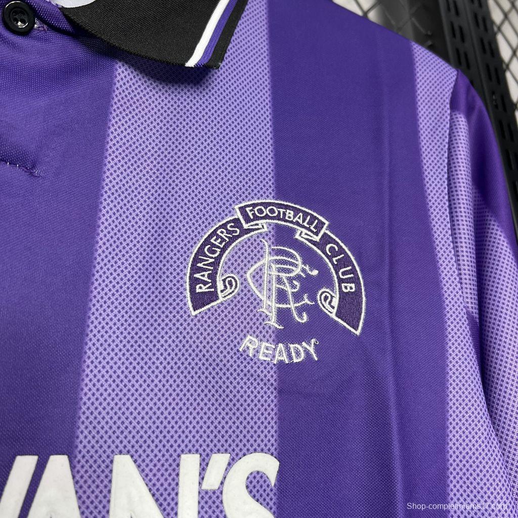 Retro 94/95 Glasgow Rangers Third Purple Jersey