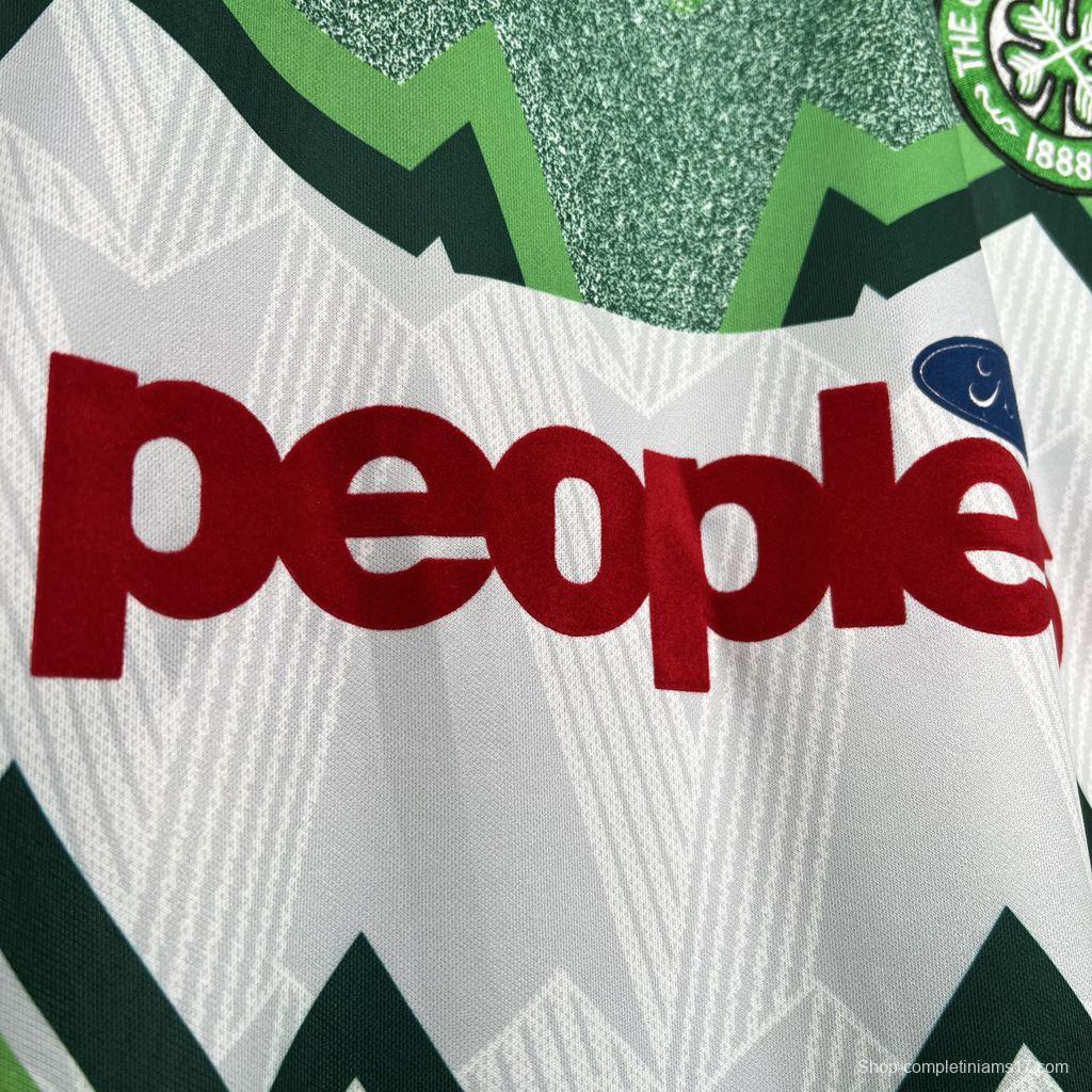 Retro 91/92 Celtic Away Green Jersey