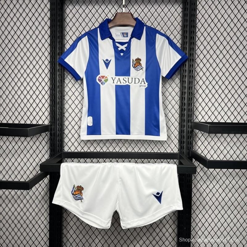 24/25 Real Sociedad Home Kids Kit