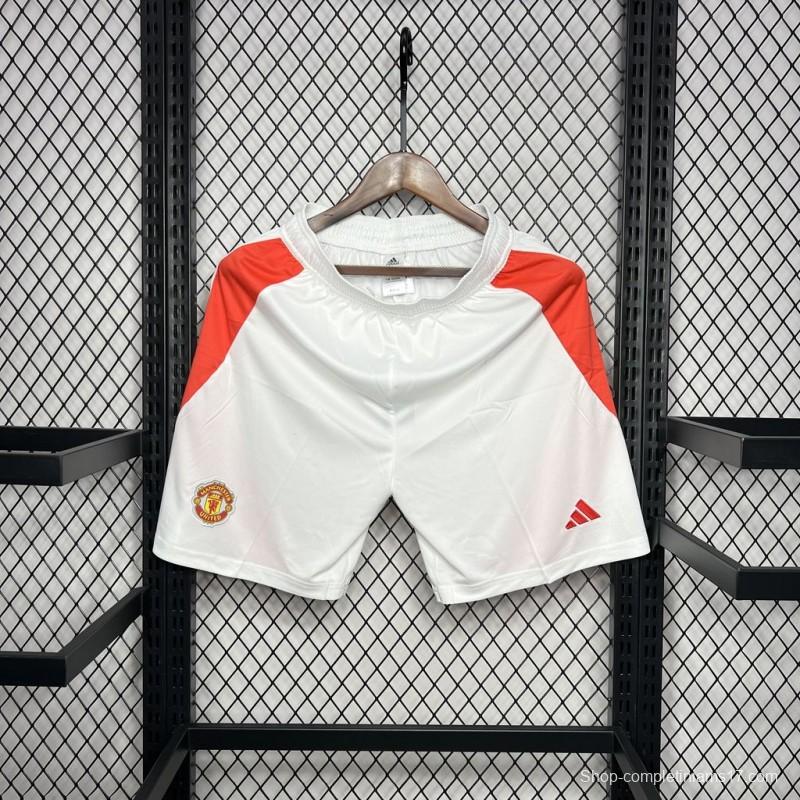 24/25 Manchester United Home Shorts