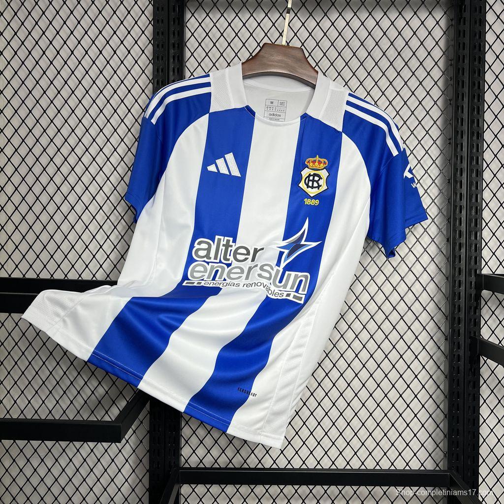 24/25 Recreativo Huelva Home Jersey