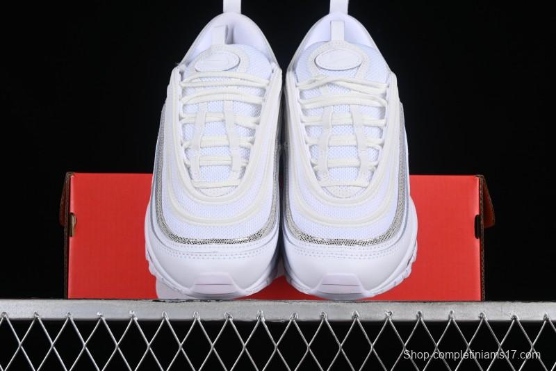 Nike Air Max 97 Retro Running Shoes with Full-Sole Air Cushion - FQ8889-100