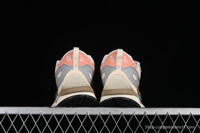 Nike Sacai VaporWaffle 3.0 Deconstructed Sneakers with Overlapping Swoosh and Dual Tongue - DD1875-107