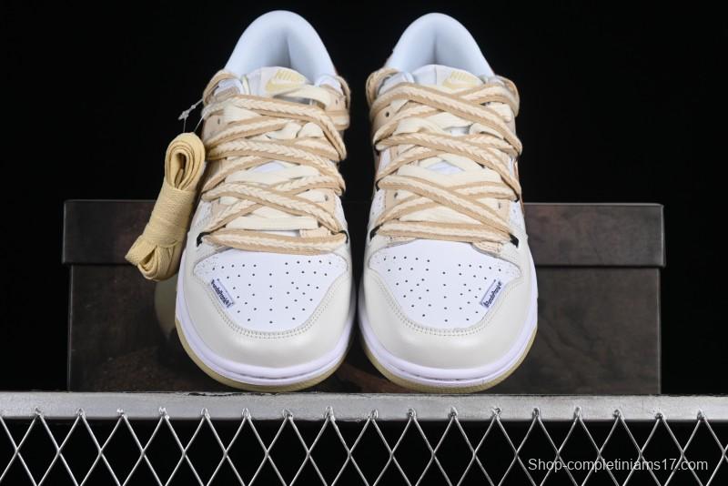 Nike Dunk Low Panda Prank Universe Exploration - Star Exploration Mocha SB Strap Low-top Casual Skate Shoes - DV0833-100