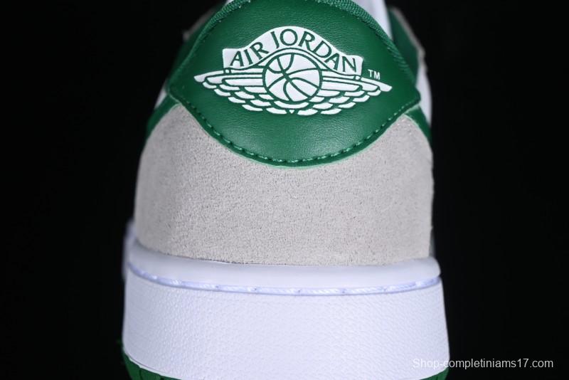 Nike Air Jordan 1 Low Golf Shoes Grey White Green - DD9315-112
