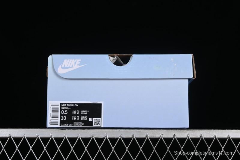 Nike SB Dunk Low Power Rangers Mammoth Colorway Low-Top Skateboarding Shoes - ZZ1998-003