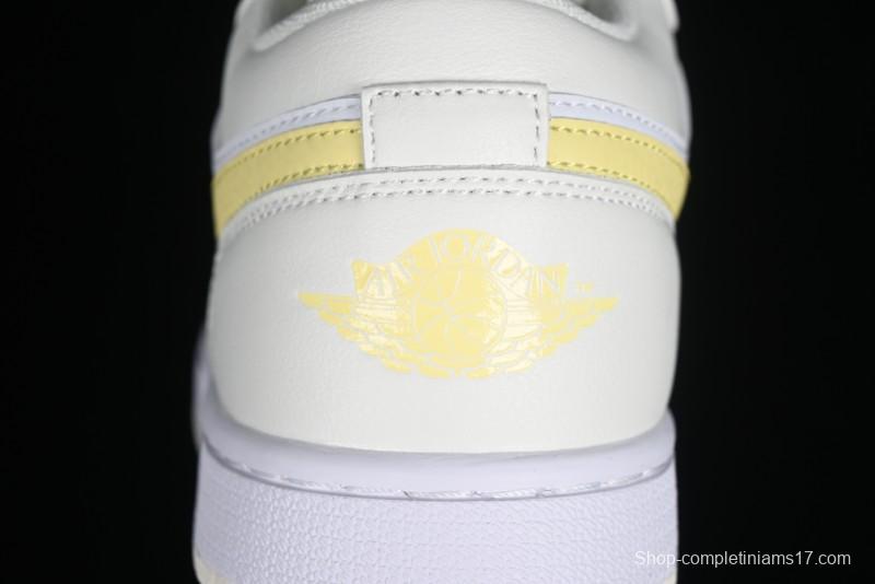 Nike Air Jordan 1 Low AJ1 Lemon Yellow Low-Top Casual Sneakers - FV8486-181