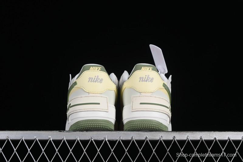 Nike Air Force 1 Shadow Low-Top Sneakers with Lightweight EVA Midsole and Anti-Slip RB Rubber Outsole - FN6335-101