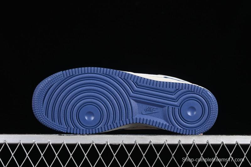 Nike Air Force 1 '07 Low LV Collaboration - Fluorescent Tie-Dye Denim Low-Top Casual Sneakers DD8686-400