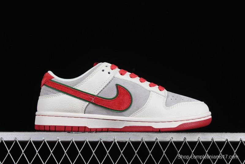 Nike SB Dunk Low Chinese New Year Limited Edition - Lucky Red Anniversary Custom Low-Top Casual Sneakers - CR8033-506