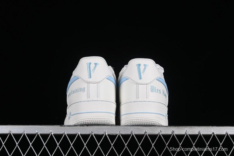 Nike Vlone x Air Force 1 '07 Low Light Bone Casual Sneakers - AA5360-008