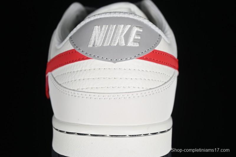 Supreme x Nike SB Dunk Low Casual Skate Shoes with Zoom Air Cushion - DQ1098-333