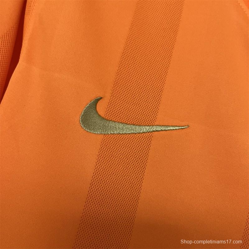 2010 Retro Corinthians Goalkeeper Orange Jersey