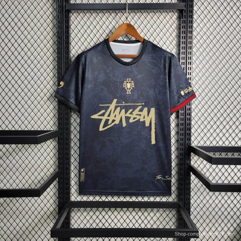 2024 Portugal x Stussy Black Special Jersey