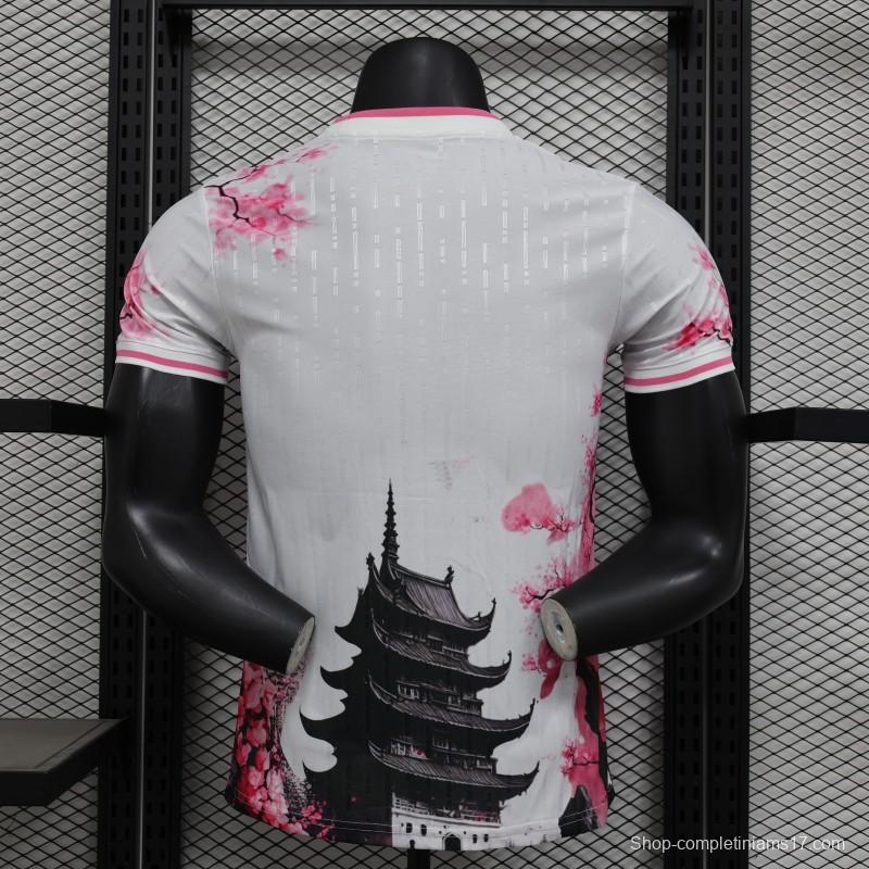 Player Version 2024 Japan Concept Sakura Bolossom Dragon Jersey