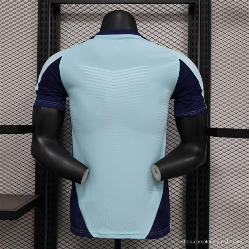 24/25 Player Version Arsenal Pre Match Light Blue Training Jersey